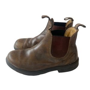 Blundstones Kids #565 Brown Leather Waterproof Chelsea Boot Size 2
